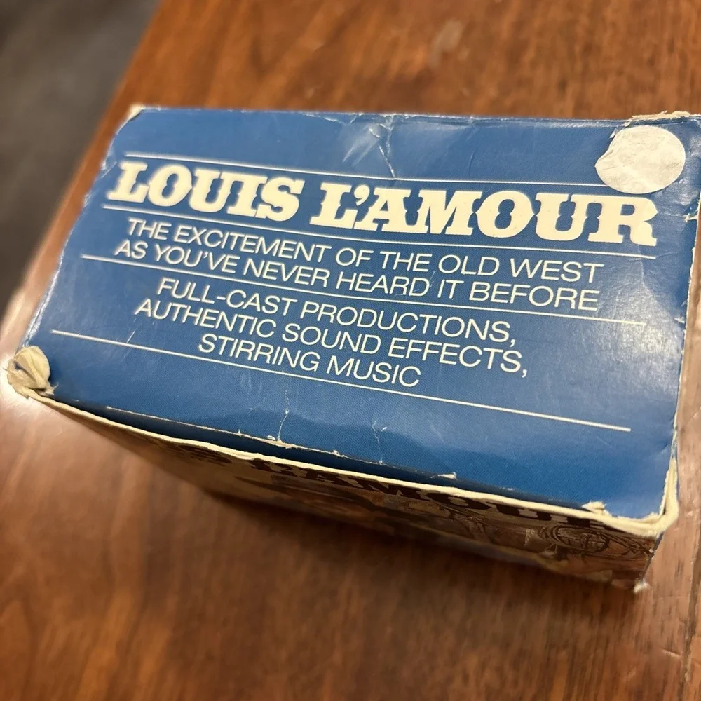LOUIS L'AMOUR Chick Bowdrie Box Set 3 Cassette Audiobook Ranger Rides 4 Justice
